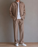 TM-3824/Cotton Twill-Shirt Jacket