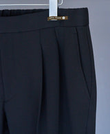 TM-6765 / Cotton Nylon Stretch Punch-Tapered Pants