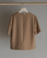 TL-9352/2way Oxford Cloth-Short Sleeve Pullover