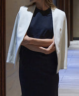 TL-4338/Dry Cotton Stretch-Nocollar Jacket