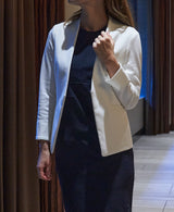 TL-4338/Dry Cotton Stretch-Nocollar Jacket