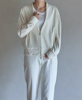 TL-9392/Nep Tweed-Zip Blouson