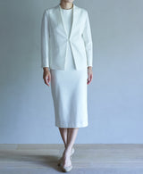 TL-4338/Dry Cotton Stretch-Nocollar Jacket