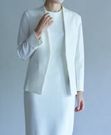 TL-4338/Dry Cotton Stretch-Nocollar Jacket