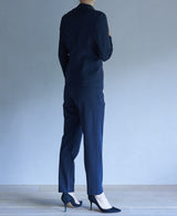 TL-4338/Dry Cotton Stretch-Nocollar Jacket