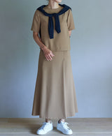 TL-7350/2way Oxford Cloth-Long Skirt