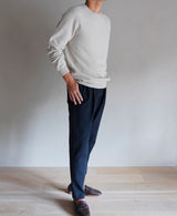 TL-1369/Wool Cashmere - Crew Neck Knit