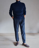 TL-1370/Wool Cashmere - Turtle Neck Knit