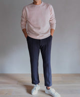 TL-1369/Wool Cashmere - Crew Neck Knit