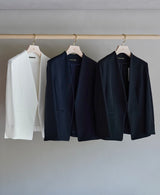 TL-4338/Dry Cotton Stretch-Nocollar Jacket