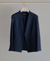 TL-4338/Dry Cotton Stretch-Nocollar Jacket