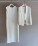 TL-4338/Dry Cotton Stretch-Nocollar Jacket