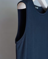 TL-8444/Double Soft-Sleeveless Onepiece
