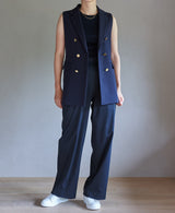 TL-4735/Cotton Art Pique-Short Gilet