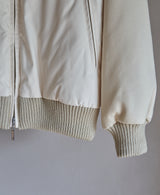 TMFAV-11801/Powder Mat Cloth-Bomber Down Blouson