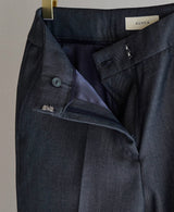 AL-6147 / Wool Denim-Semi Wide Pants