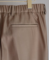 AM-6063/Wool Backsatin Stretch-Easy Pants