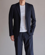AM-4075 / Strong Twist Wool Stretch-Single Jacket