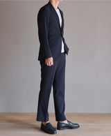 AM-4075 / Strong Twist Wool Stretch-Single Jacket
