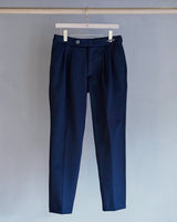 TM-6768/Cotten Nylon Cardboard Knit-Tapered Pants