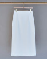 TL-7361/Cotten Nylon Cardboard Knit-Long Skirt