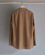 AM-3077/Cotton Wool-Bandcollar Shirt