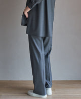 AL-6157/Wool Stretch-Semi Wide Pants