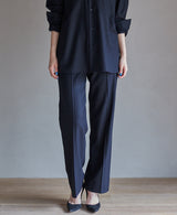 AL-6157/Wool Stretch-Semi Wide Pants