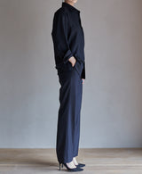 AL-6157/Wool Stretch-Semi Wide Pants