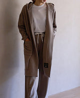 TU-9464/Softlux Cashmere-Hood Cardigan