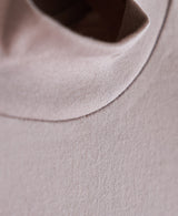 TM-9841 / Single Soft-Fit ①ーMock neck Long Sleeve Tshirt