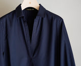 TL-3440/Cotton Backsatin-Skipper Long Shirt