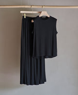 TL-9446/Viscose Smooth-Nosleeve T-Shirt