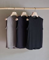 TL-9446/Viscose Smooth-Nosleeve T-Shirt