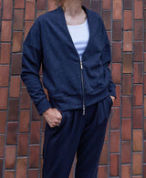 TL-9392/Nep Tweed-Zip Blouson