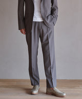 AM-6076 / Strong Twist Wool Stretch-Easy Pants