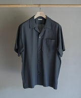 AM-3054 / Cotton Wool-Shortsleeve Relax Shirt