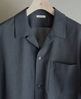 AM-3054 / Cotton Wool-Shortsleeve Relax Shirt