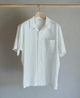 AM-3042 / Cotton Wool-Shortsleeve Relax Shirt