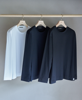 TM-9848/Double Soft-Crew Neck Long Sleeve TShirt