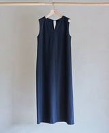 TL-8423/Cotton Twill-Sleeveless Long Onepiece
