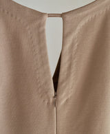 TL-8423/Cotton Twill-Sleeveless Long Onepiece