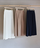 TL-7421/Cotton Twill-Volume Long Skirt
