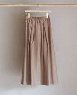 TL-7421/Cotton Twill-Volume Long Skirt