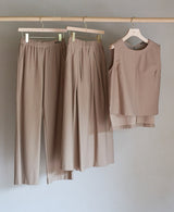 TL-7421/Cotton Twill-Volume Long Skirt