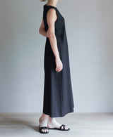 TL-8444/Double Soft-Sleeveless Onepiece