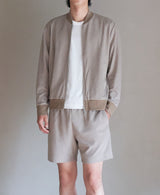 TM-9784 / Compact Pique-Baseball Jacket