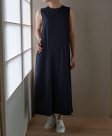 TL-8444/Double Soft-Sleeveless Onepiece
