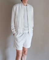 TM-9784 / Compact Pique-Baseball Jacket