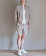 TM-9784 / Compact Pique-Baseball Jacket